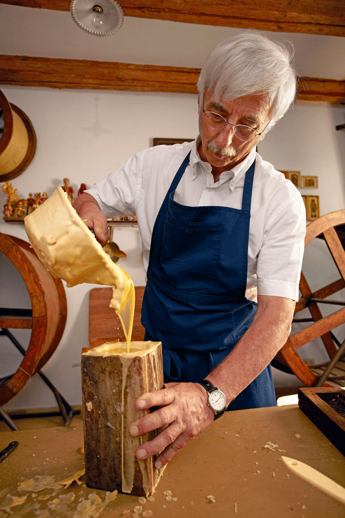 Führung Wachszieherei